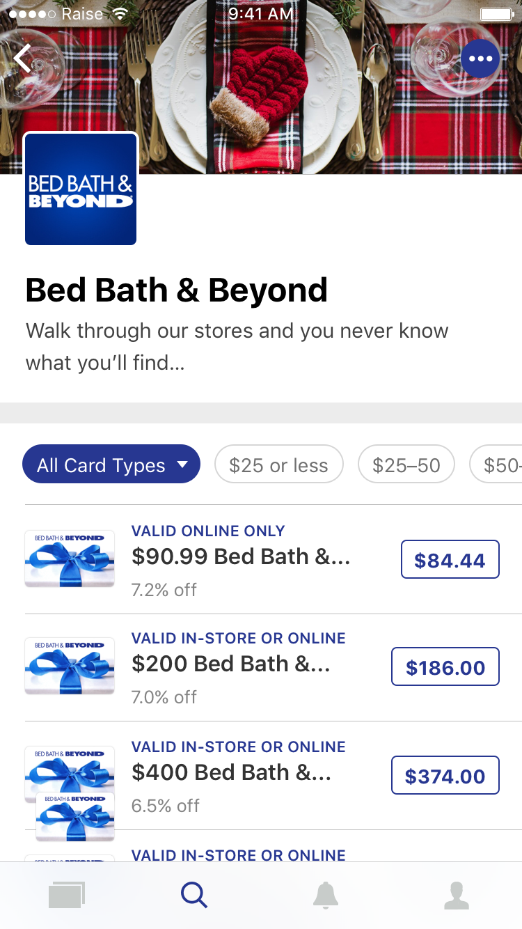 Brand (as Bed Bath & Beyond)
